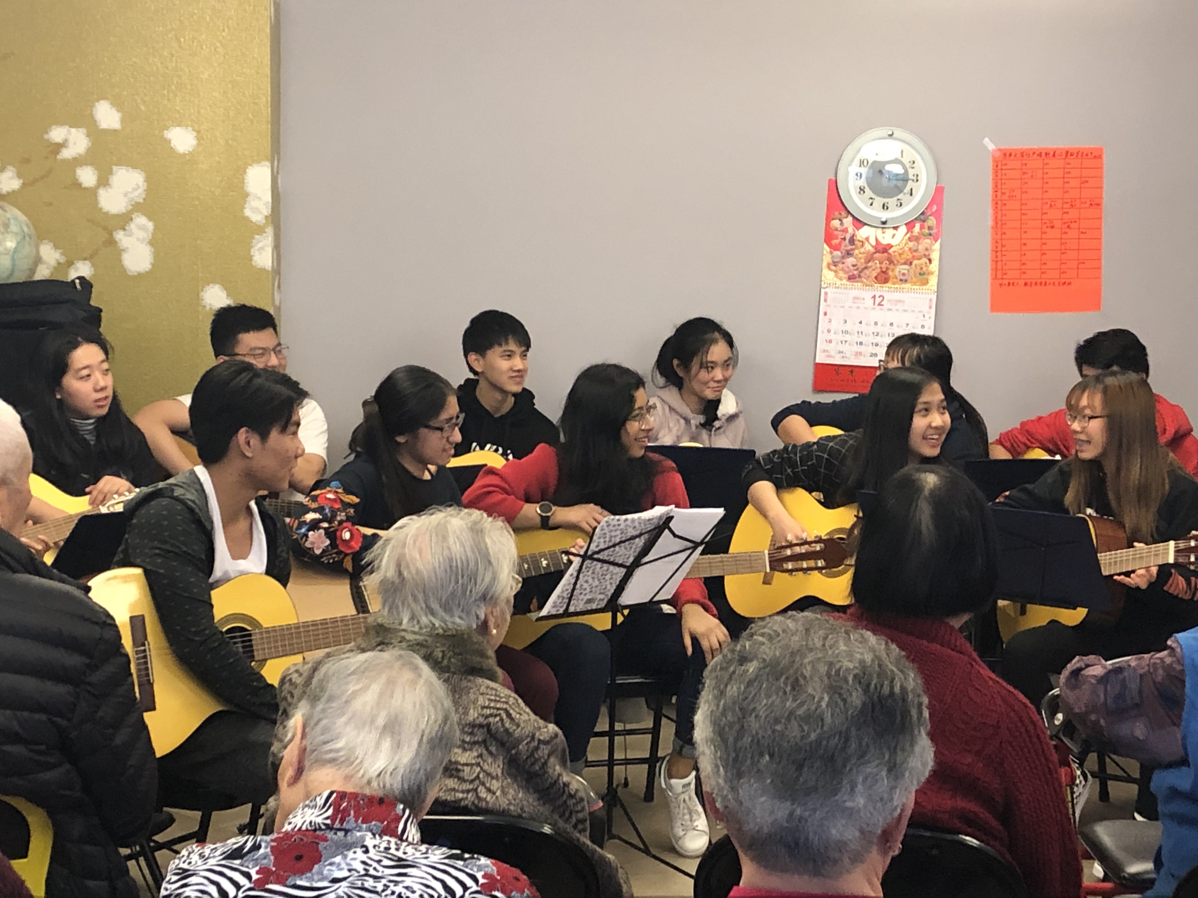 CPC LEAD Students Perform Holiday Concert at Hong Ning Housing for the